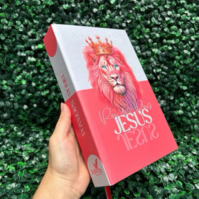 Bíblia Sagrada Feminina Rei dos Reis Salmão LETRA HIPER GIGANTE Evangélica Com Harpa Índice ARC