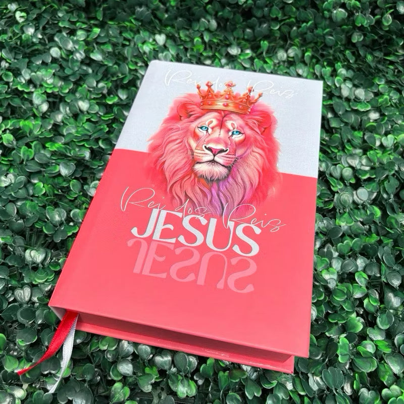 Bíblia Sagrada Feminina Rei dos Reis Salmão LETRA HIPER GIGANTE Evangélica Com Harpa Índice ARC